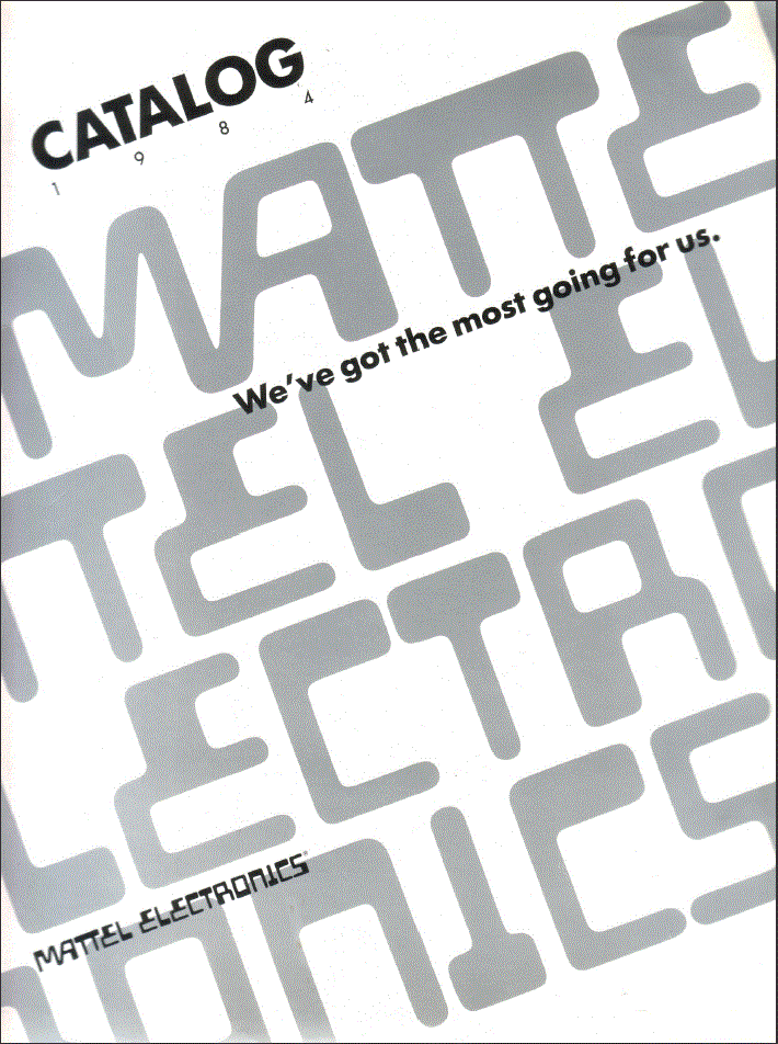 Mattel 1983 Electronics Catalog - Mattel gaming catalog